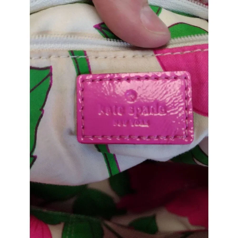 Kate Spade New York Horseshoe Cove Magazine Tote Pink Cream Handbag